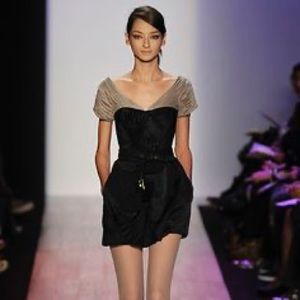 BCBGMaxAzria Runway navy dress 4